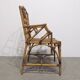 Vintage rattan and bamboo armchair