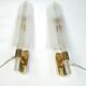 Pair of large wall lamps by Andre Arbus & Veronese, 1950s