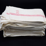 Old nineteenth tea towel