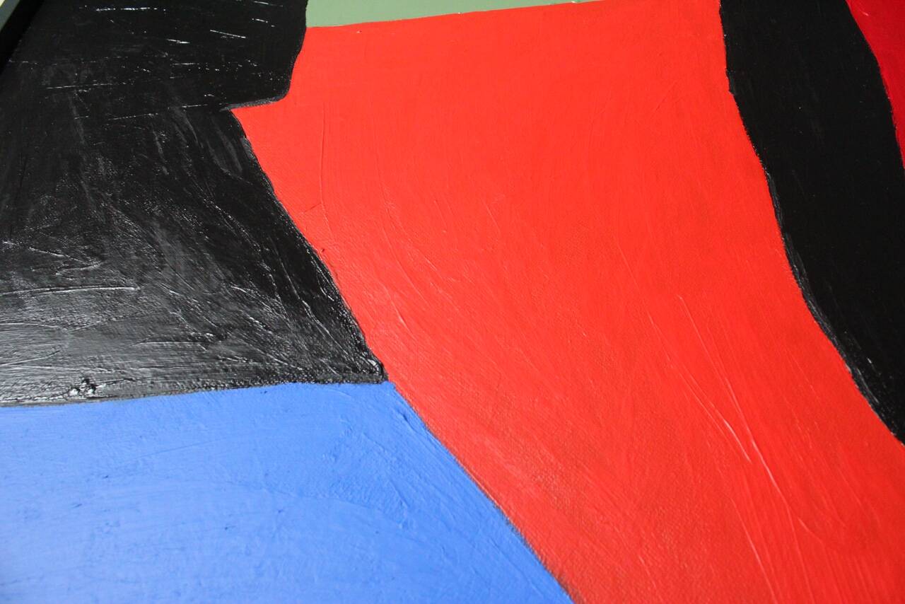 Contemporary minimalist geometric abstract