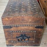 Studded leather chest