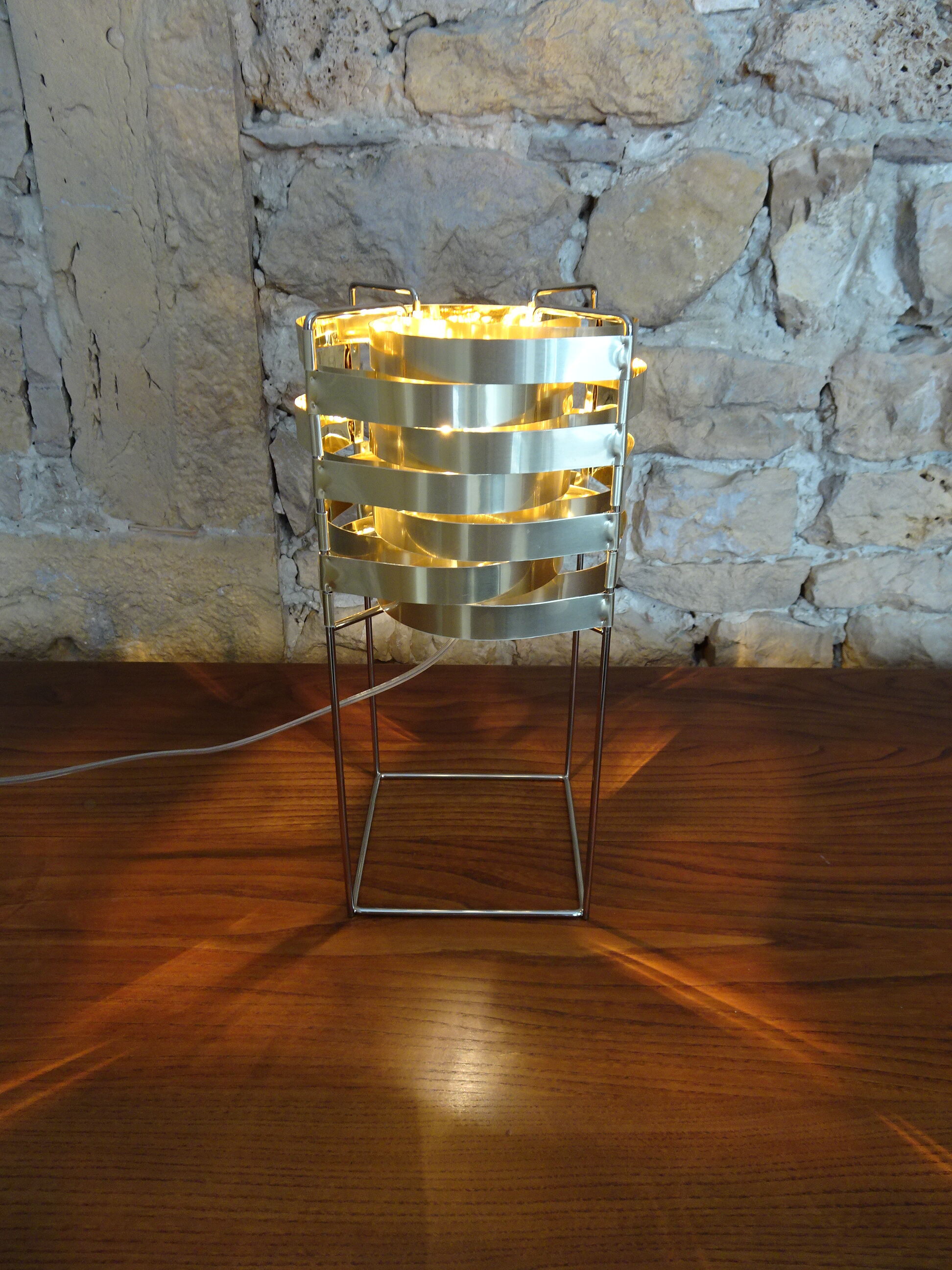 Lampe modèle "Ganymede" 32cm par Max Sauze, réédition de 2017