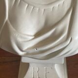 Buste Marianne en plâtre RF