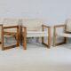 Ensemble de 3 fauteuils Diana de Karin Mobring, Ikéa, circa 1970