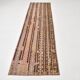 3x10 Pink & Brown Tribal Kilim Runner Rug, 88x313Cm