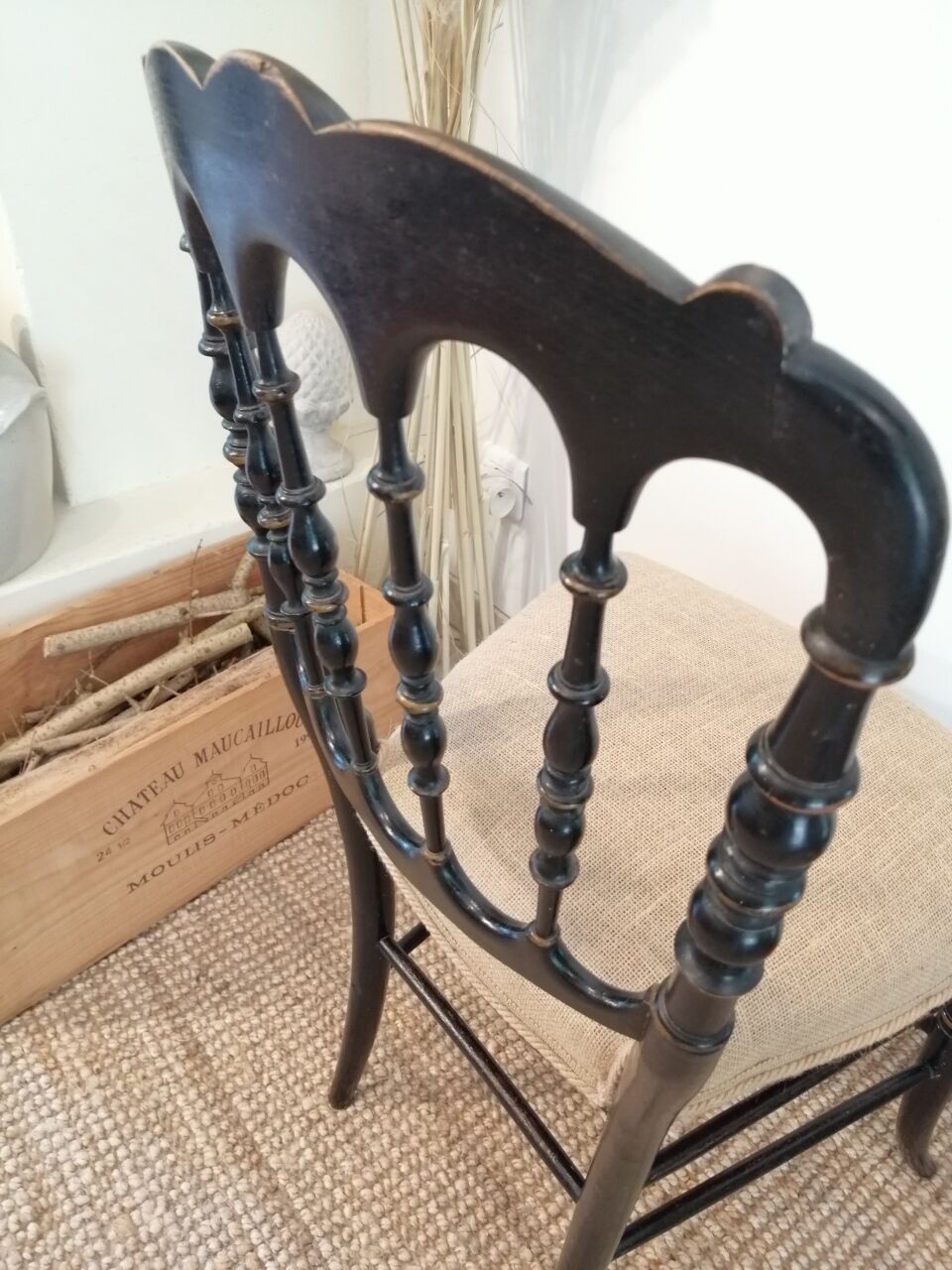 Chair Napoleon III period 19th.