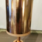 Art Deco mirror lamp, copper and glass