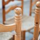 Rustic Friulian chairs with turned legs, set of 12, 1980-1990
