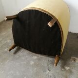 Pair of art deco basket armchairs