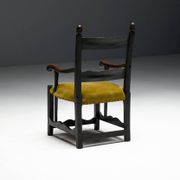 Rustic Folk Art Armchair, France, 19th Century