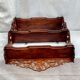 Old wall shelf in worked wood dimension: height -67cm- width --55cm-