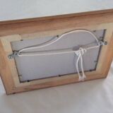 small oil on canvas framed and signed, sea motif.