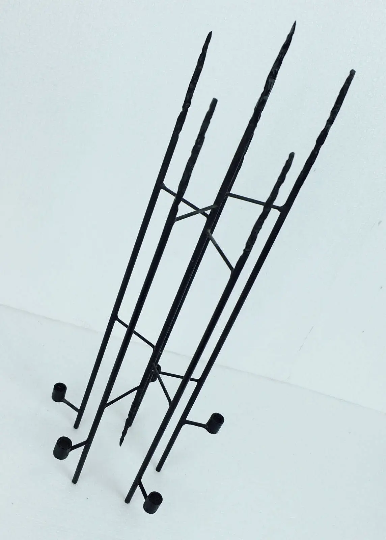 Vintage filigree mid century candleholder iron 60s