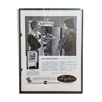 Advertising poster Frigidaire February 24, 1934