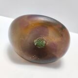 Experimental Amber Murano Glass Vase attr. to Anzolo Fuga, Italy