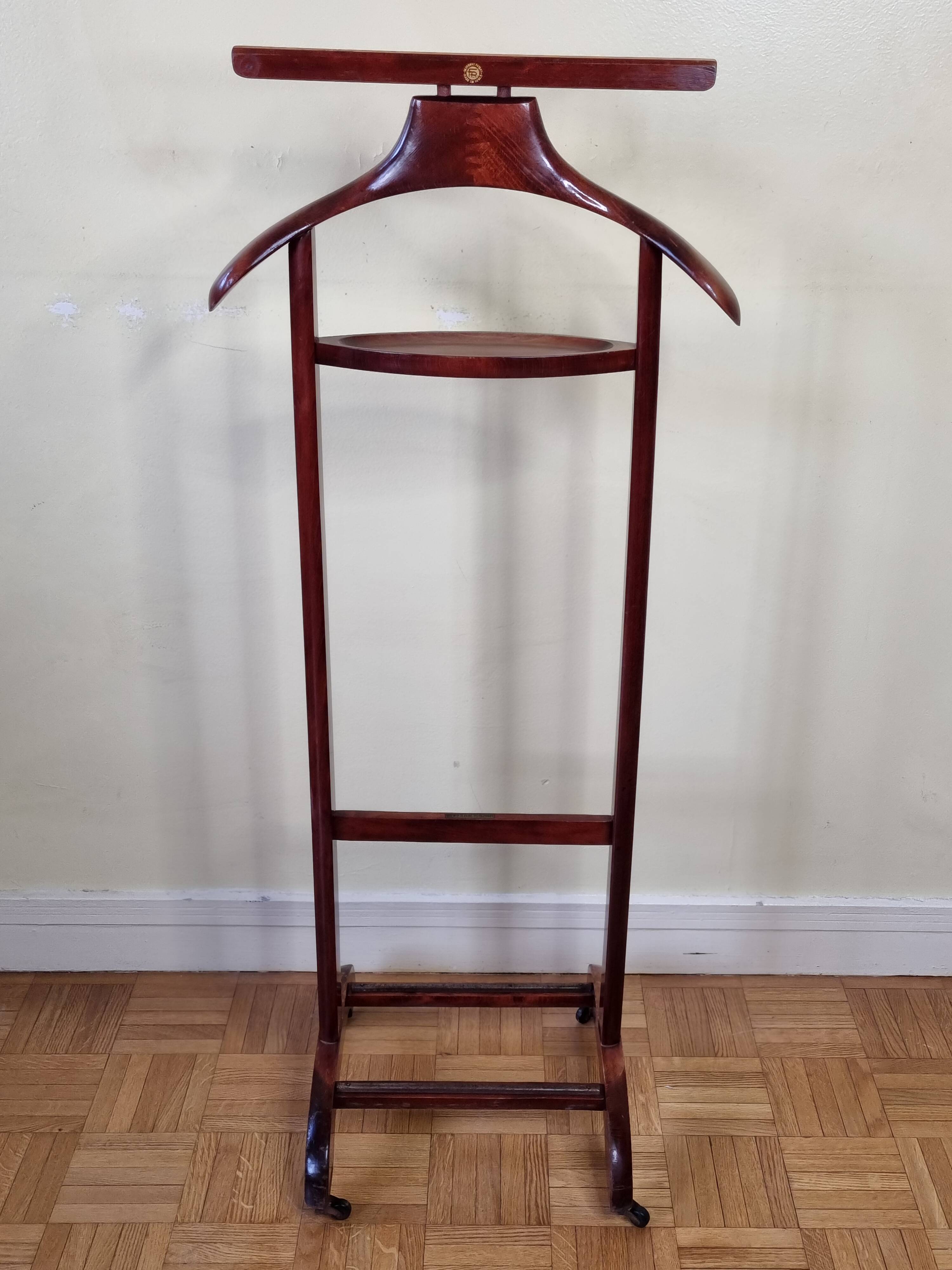 Fratelli Reguitti valet, wooden, 1950s