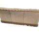 Canapé vintage beige avec franges