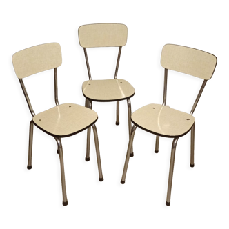 Chaises vert d'eau formica