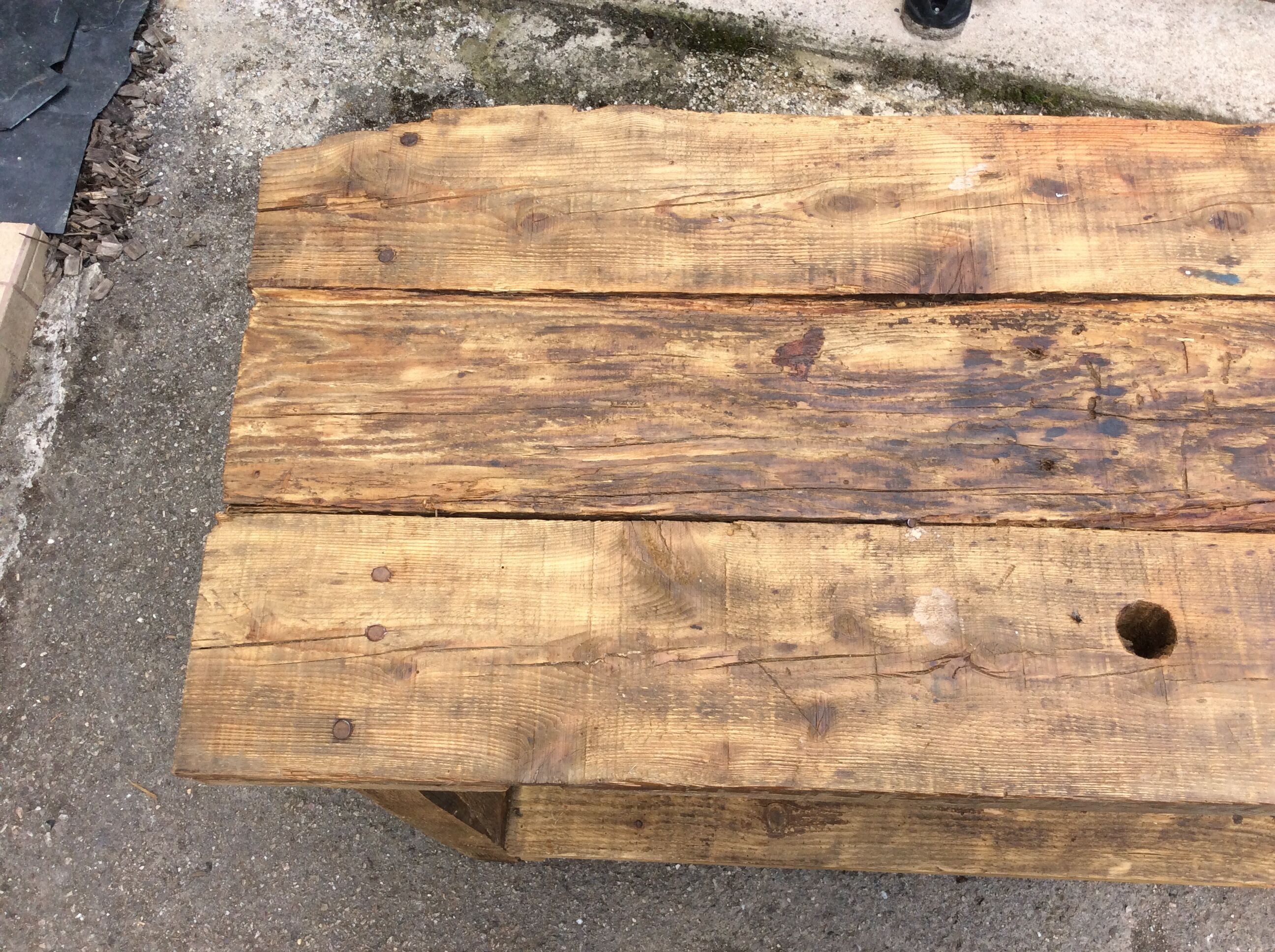 Bench in fine fir XlXème