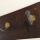 School coat hanger with 3 hooks