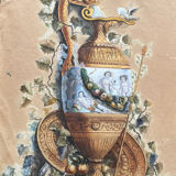 Aquarelle XIXeme Fontaine à l'Antique Signée H. Lozé