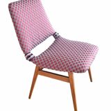 Restored Pair of Mid-Century Modern "Gondola" Chairs, 1960s, Vintage and Retro Designer Side Chairs