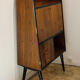 Bahut secretary wood laqué 70s