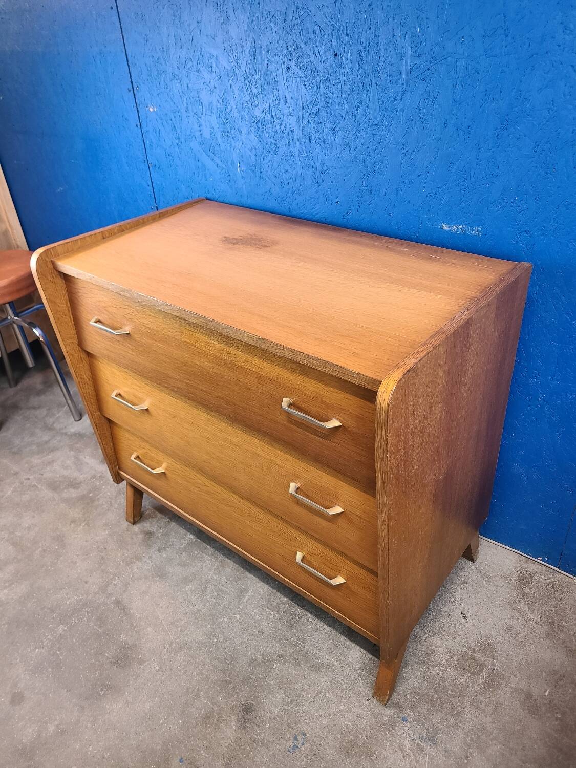Vintage Scandinavian style chest of drawers. 60s