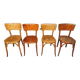 Old French cafe chairs set of 4 pcs