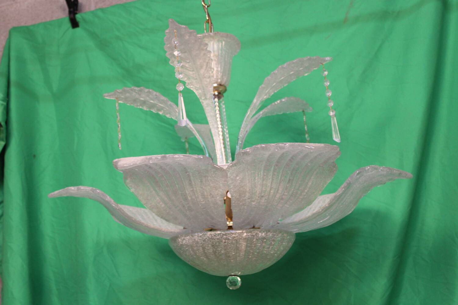 Italian Murano glass chandelier