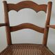 Chaise haute enfant vintage bois