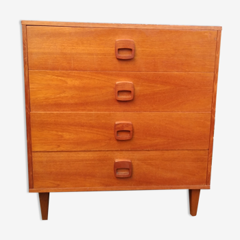 Scandinavian teak chest of drawers 1960