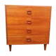Scandinavian teak chest of drawers 1960