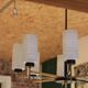 Lustre mid-century en laiton