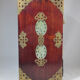 Very large Chinese wooden jewelry box adorned with jade plates