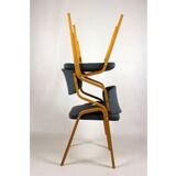 Czech Bent Plywood Chairs from Holesov, 1970 s, Set of 4