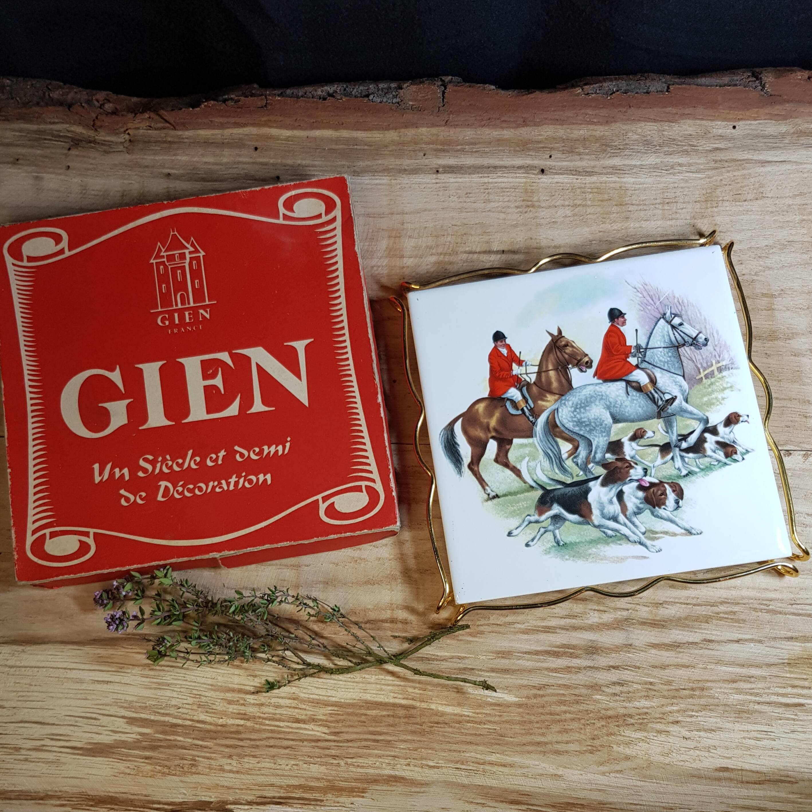 Gien earthenware trifle