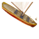 Basin sailing boat from the German brand Greiner, vintage toy.