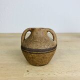 Trio of vintage stoneware vases