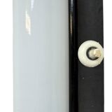 Industrial Brown Bakelite Wall Light with Milk Glass, 1950s