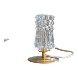 Cut glass table lamp