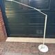 White Space Age style Italian floor lamp