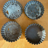 Lot of old tart molds