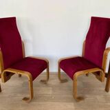 Rare chairs by Jan Bočan for the Czechoslovakian Embassy in Stockholm, 1972