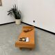 Modernist 1980s oak veneer coffee table