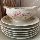 New limoges porcelain service Jammet-seignolles