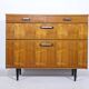 Buffet à chaussures vintage en teck, design milieu du siècle, années 1960