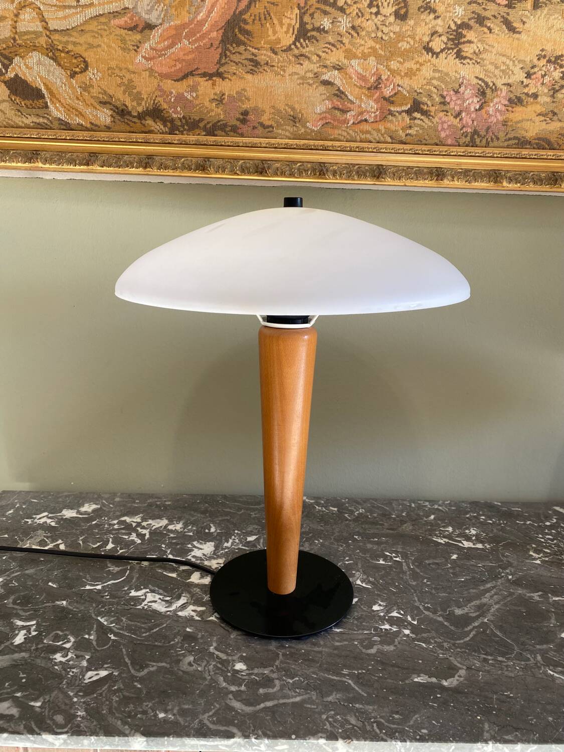 Vintage liner lamp by Aluminor