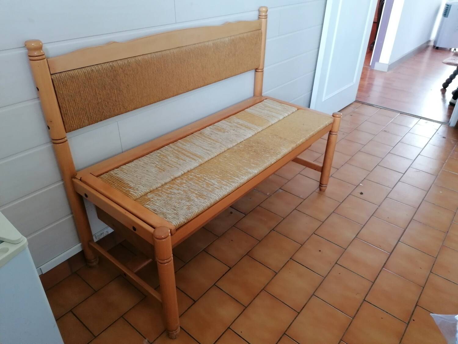 Straw Chest Bench