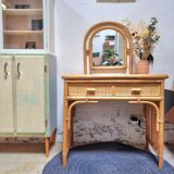 Rattan dressing table
